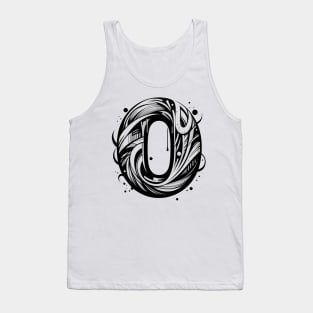 Letter O design graffity style Tank Top